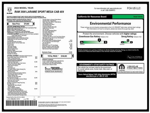 Used 2024 RAM 3500 Laramie w/ Sport Appearance Package image 3