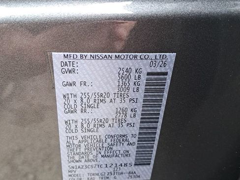 New 2026 Nissan Murano SL AWD/4WD image 31