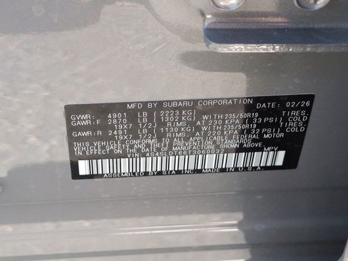 New 2026 Subaru Forester Touring AWD/4WD image 21