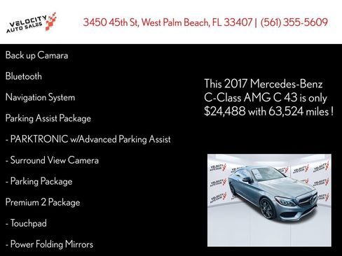 Used 2017 Mercedes-Benz C 43 AMG 4MATIC Coupe image 30