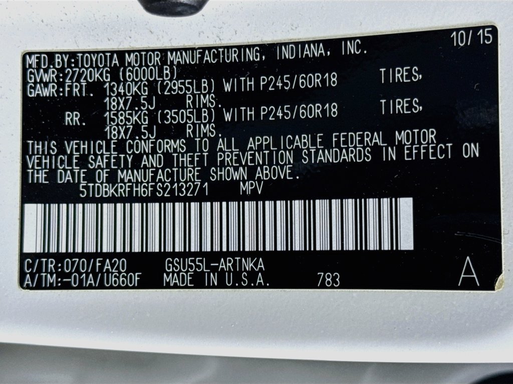 Used 2015 Toyota Highlander Plus AWD/4WD image 34