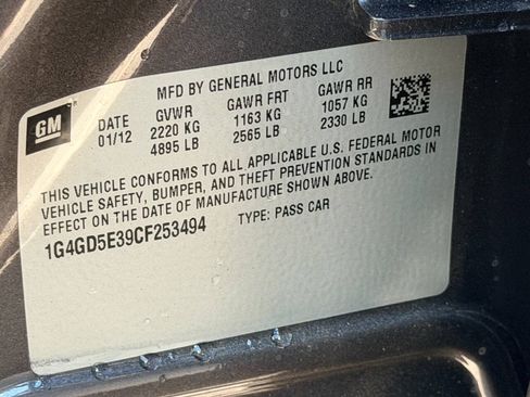 Used 2012 Buick LaCrosse Premium FWD image 50