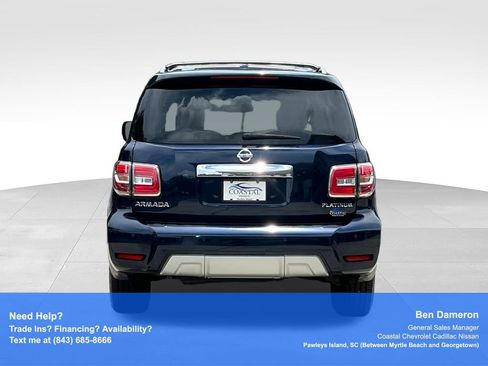 Used 2017 Nissan Armada Platinum w/ Captain Seat Package AWD/4WD image 14