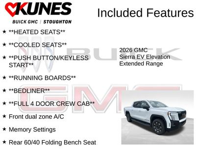 New 2026 GMC Sierra EV Elevation w/ Premium Package