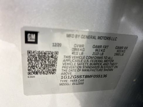 Used 2021 Chevrolet Malibu RS FWD image 27