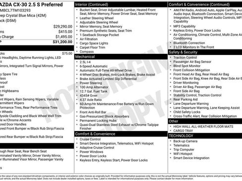 New 2026 MAZDA CX-30 AWD 2.5 S image 3