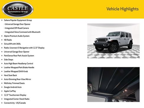 New 2026 Jeep Wrangler Unlimited Sahara AWD/4WD image 6