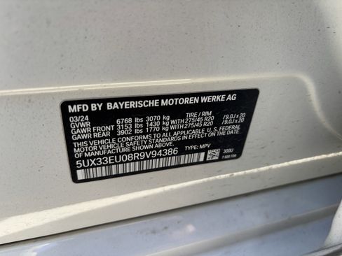 Certified 2024 BMW X5 M60i w/ Climate Comfort Package image 38