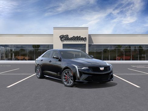 New 2026 Cadillac CT4 V Blackwing w/ LPO, Red Accent Package RWD image 2