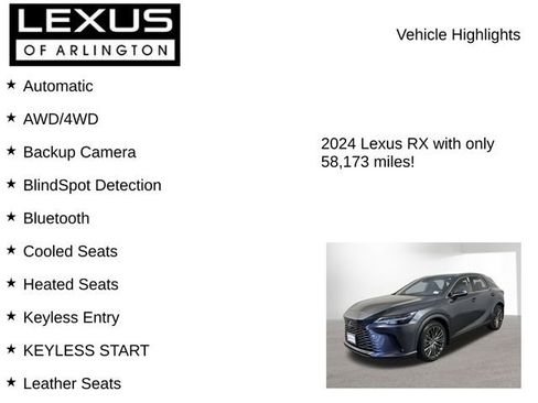 Certified 2024 Lexus RX 350 image 7
