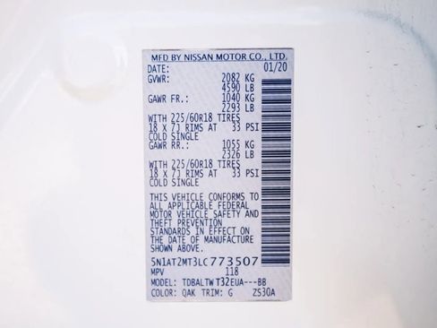 Used 2020 Nissan Rogue SV w/ Premium Package image 36