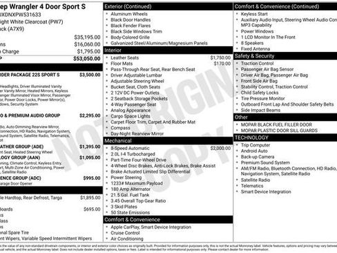Used 2023 Jeep Wrangler Unlimited Sport AWD/4WD image 25