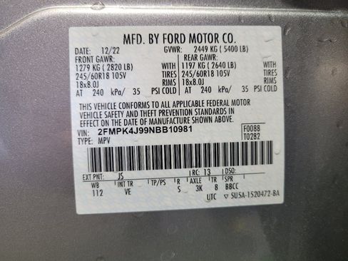 Used 2022 Ford Edge SEL w/ Convenience Package AWD/4WD image 33