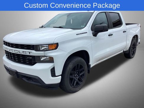 Certified 2022 Chevrolet Silverado 1500 Custom w/ LPO, Blackout Package AWD/4WD image 1