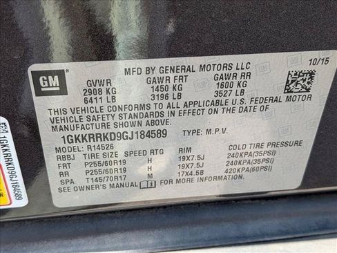 Used 2016 GMC Acadia SLT w/ Open Road Package FWD image 15