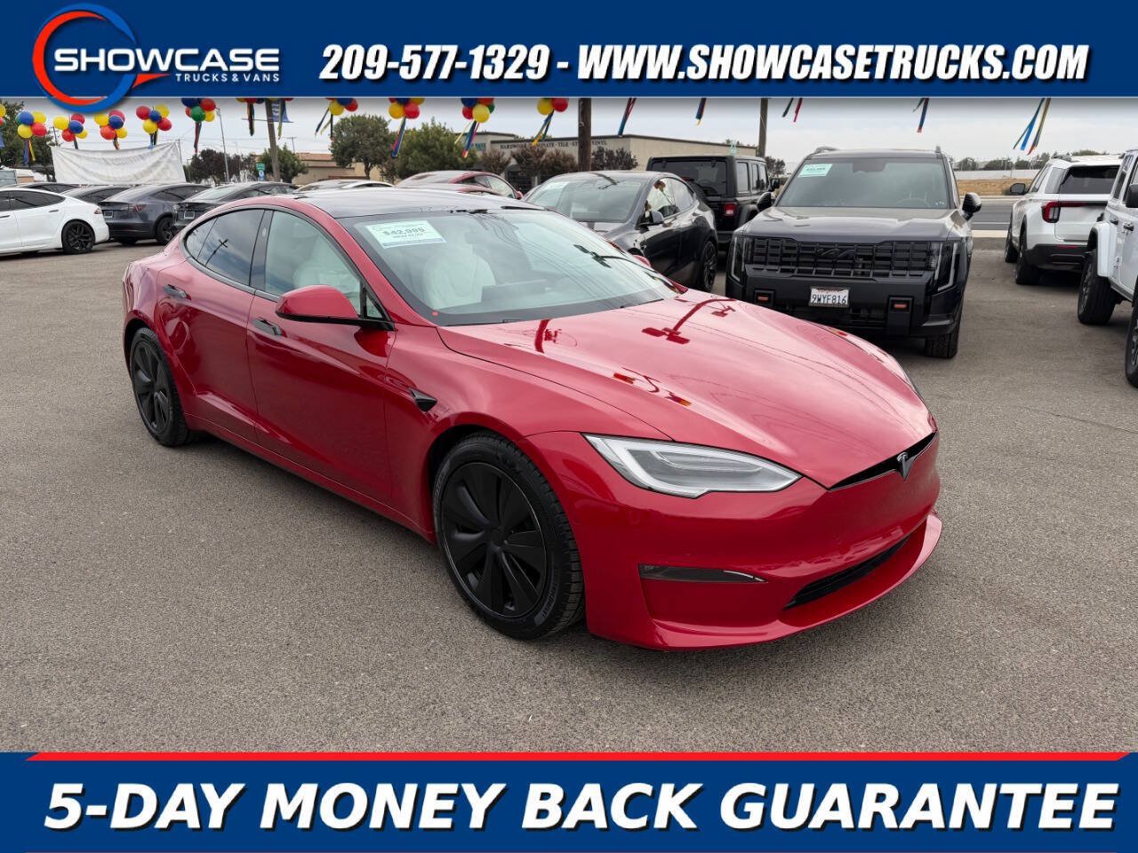 Used 2021 Tesla Model S Long Range AWD/4WD image 1