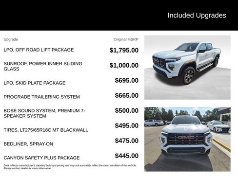 Used 2023 GMC Canyon AT4 w/ LPO, Off Road Lift Package AWD/4WD image 8