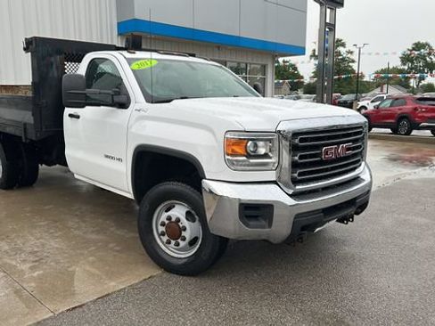 Used 2017 GMC Sierra 3500 4x4 Regular Cab w/ Snow Plow Prep Package image 1