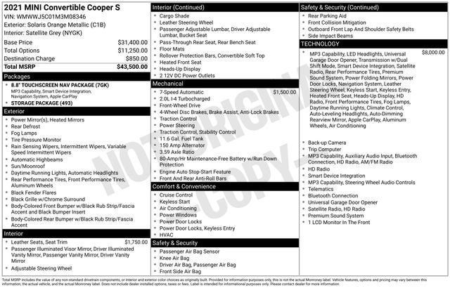 Used 2021 MINI Cooper S FWD image 7