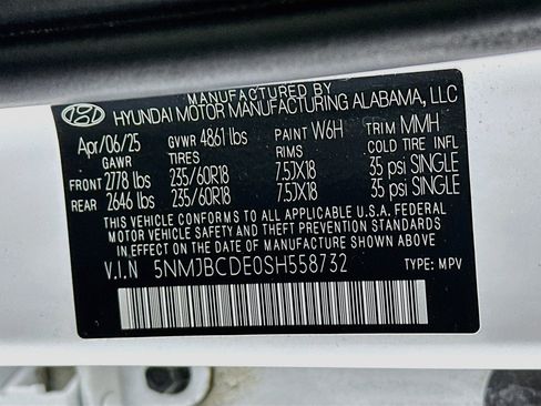 Used 2025 Hyundai Tucson SEL AWD/4WD image 12