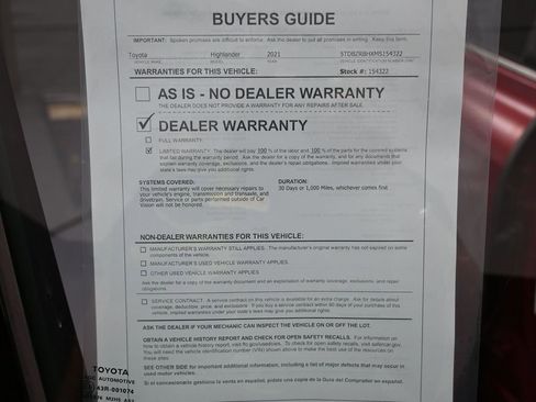 Used 2021 Toyota Highlander LE image 40