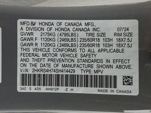 Certified 2025 Honda CR-V EX-L image 41
