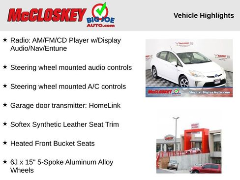 Used 2015 Toyota Prius Four image 2