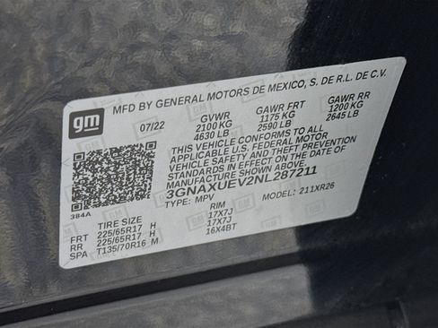 Used 2022 Chevrolet Equinox LT AWD/4WD image 30