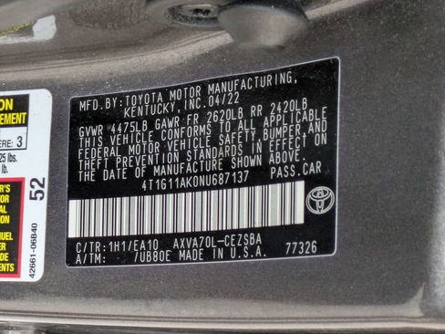 Used 2022 Toyota Camry SE image 25