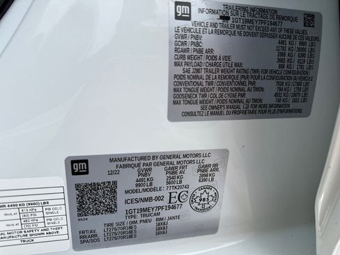 Used 2023 GMC Sierra 2500 SLE w/ SLE Value Package; image 20