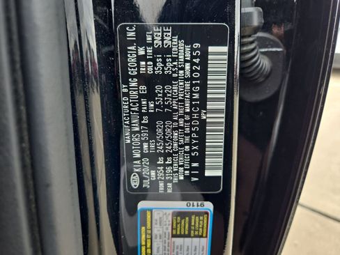 Certified 2021 Kia Telluride SX w/ Nightfall Edition Package image 37