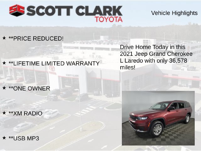 Used 2021 Jeep Grand Cherokee L Laredo w/ Luxury Tech Group I AWD/4WD image 13