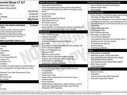 Certified 2022 Chevrolet Blazer LT FWD image 2