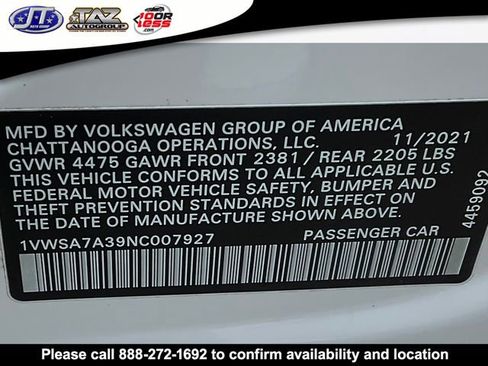 Used 2022 Volkswagen Passat 2.0T SE image 23