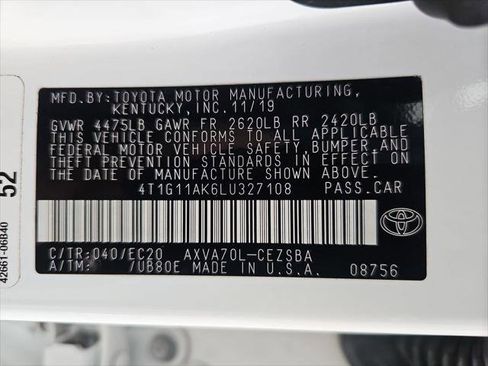 Certified 2020 Toyota Camry SE image 23