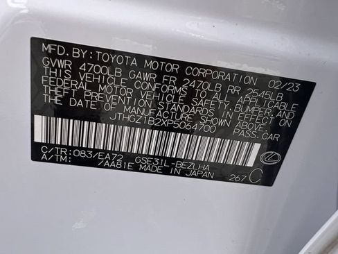 Used 2023 Lexus IS 350 F Sport w/ Navigation Package RWD image 41