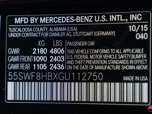 Used 2016 Mercedes-Benz C 63 AMG S image 97