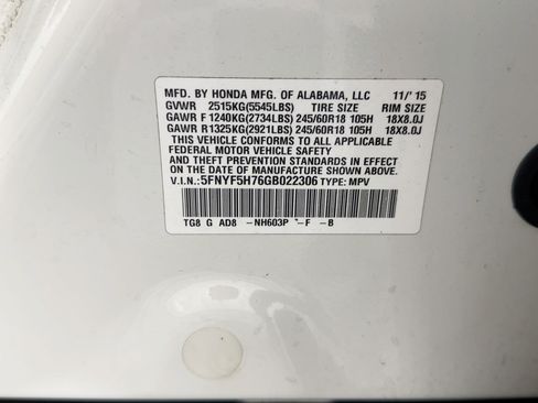 Used 2016 Honda Pilot EX-L image 18