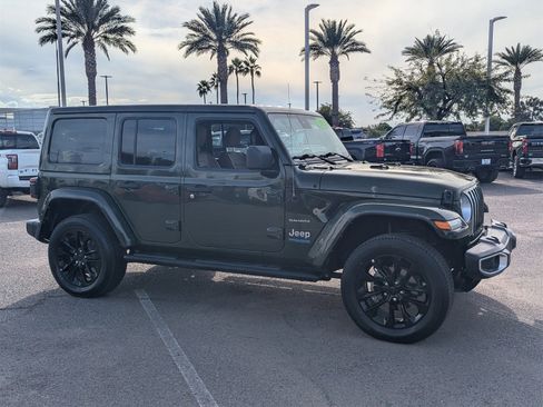 Used 2021 Jeep Wrangler Unlimited Sahara 4xe w/ Cold Weather Group image 7