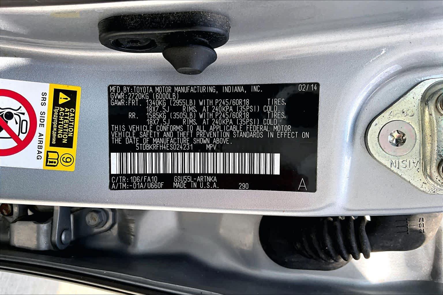 Used 2014 Toyota Highlander Plus AWD/4WD image 31