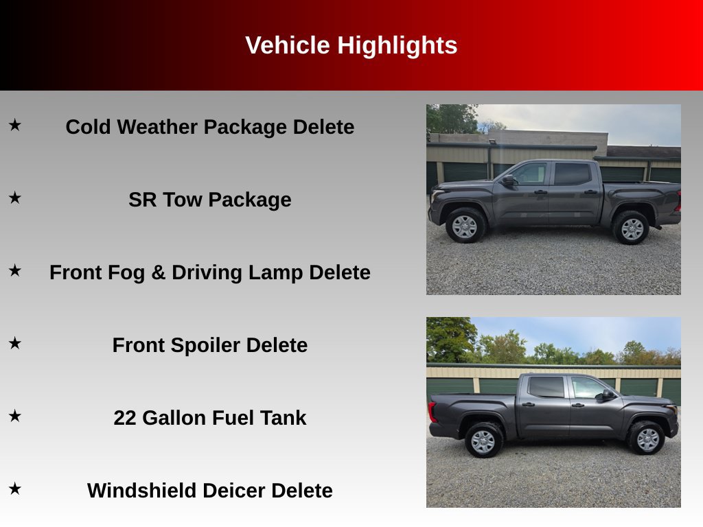 Certified 2025 Toyota Tundra SR w/ SR Tow Package AWD/4WD image 6