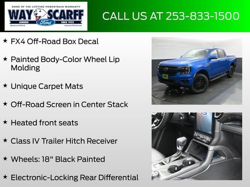 New 2025 Ford Ranger Lariat w/ FX4 Off-Road Package image 37