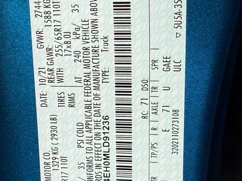 Used 2021 Ford Ranger XL w/ Equipment Group 101A High image 40