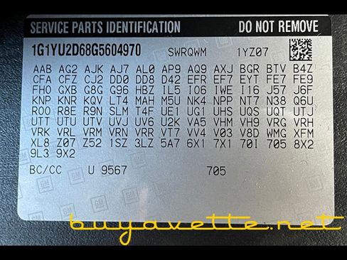 Used 2016 Chevrolet Corvette Z06 w/ 3LZ Preferred Equipment Group RWD image 56