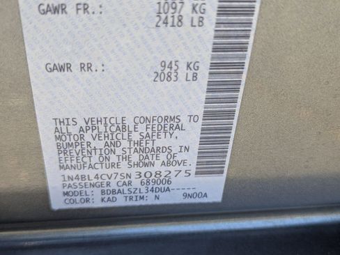 Certified 2025 Nissan Altima 2.5 SR FWD image 31