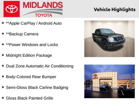 Used 2020 Nissan Frontier SV w/ Midnight Edition Floor Mats RWD image 2