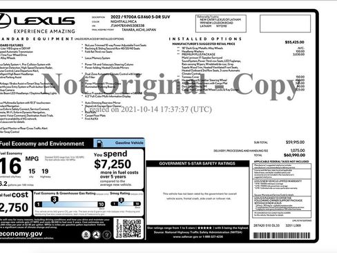 Used 2022 Lexus GX 460 Premium w/ Premium Plus Package AWD/4WD image 2