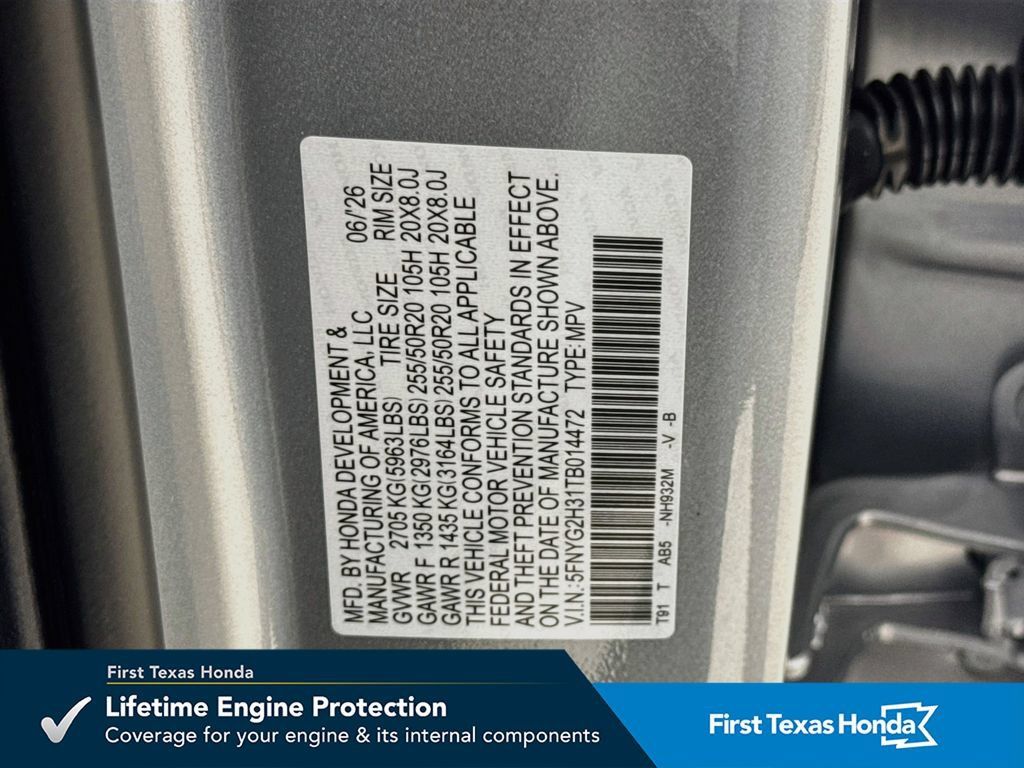 New 2026 Honda Pilot Sport image 43