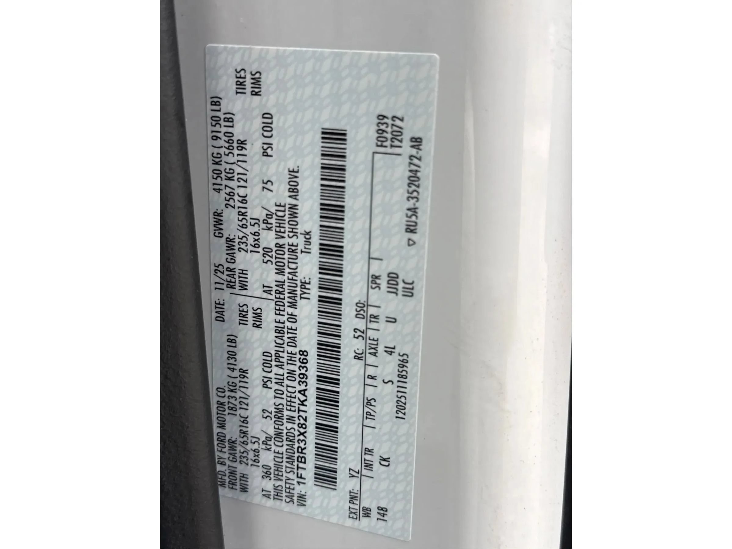 Used 2026 Ford Transit 250 148 High Roof Extended RWD image 50