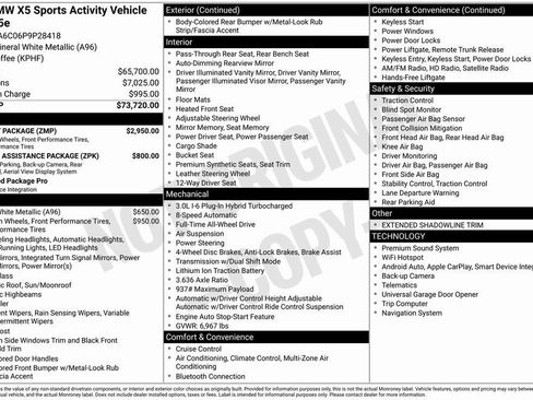 Used 2023 BMW X5 xDrive45e w/ M Sport Package image 2